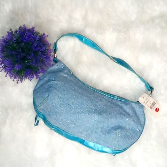 Vintage Retired 90s Claire's/Icing Handbag Patch work Flowers Original Design - Picture 6 of 10